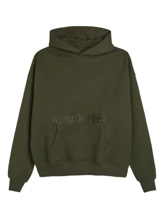 Only the Blind long-sleeve hoodie - men - Cotton - L - Green