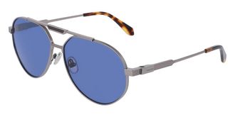 Ferragamo SF327S 021 Mens Sunglasses Silver Size 62