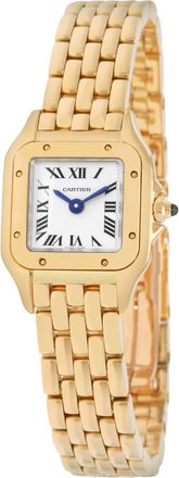 Cartier Panthere De Cartier Quartz Silver Dial Ladies Watch WGPN0048