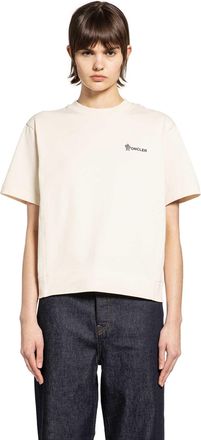 Moncler Embossed Logo Cotton T-Shirt