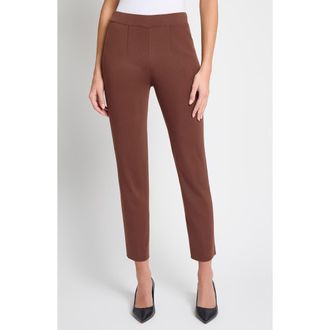Misook Nancy Slim Leg Knit Pants in Truffle at Nordstrom, Size Xx-Large