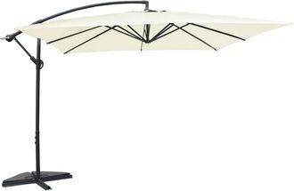 Concept Usine Sombrilla crudo desplazada cuadrada 3 x 3 m