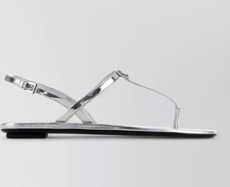 Prada leather thong sandals
