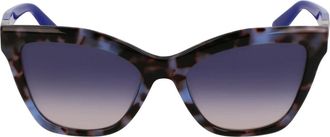 Liu Jo Lj 804S Zonnebril - unisex - Zonnebrillen - Blauw - 54 MM - Accessoires
