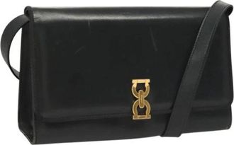 Ferragamo Tweedehands leren schoudertassen - Dames - Vintage Schoudertas - Blauw - ONE Size - Leer - Vintage