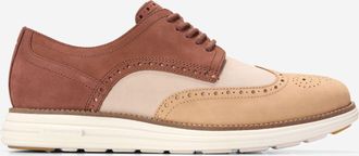 Cole Haan Mens Øriginal Grand Remastered Wingtip Oxford Shoes - Beige Size 10.5