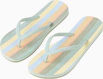 O'Neill Womens ONeill Womens Profile Graphic Flip Flops - Multi - Size: 7/8 uk