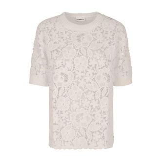 P.A.R.O.S.H. P.a.r.o.s.h., Dames, Tops, Wit, Maat: S Katoen