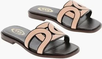 Tod's Leather MAXI CATENA Sandals with Cuir Sole size 34,5