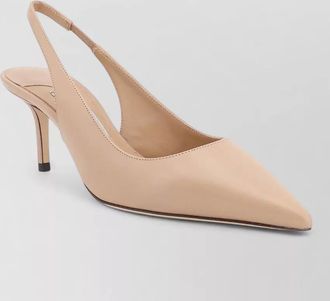 Jimmy Choo London leather slingback pumps