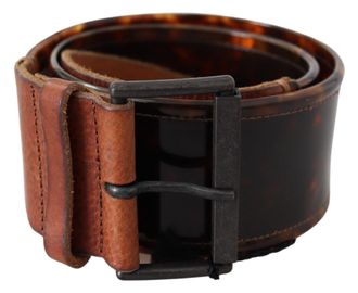 Ermanno Scervino Leather Wide Buckle Womens Belt