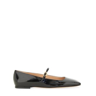 Gianvito Rossi Ballerinas - female - Gianvito Rossi - Ballerina Shoes - Black - 4 1/2 UK - Shoes