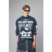 RRR123 The Anti-body Vintage LS Tee Black