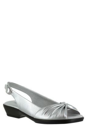 Easy Street Fantasia Slingback Pump in Silver at Nordstrom Rack, Size 9