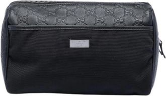 Gucci Pre-owned Clutch Bag - Dames - Vintage Tassen - Zwart - ONE Size - Leer - Vintage