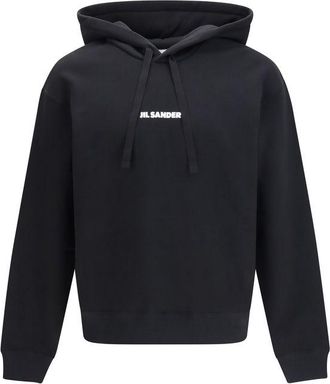 Jil Sander Black Cotton Mens Sweatshirt