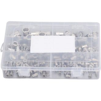 OEM Kit De Tuercas Remachables M3, M4, M5, M6, M8 Y M10, 180 Piezas, Tuercas Roscadas De Cabeza Plana De Acero Inoxidable 304 -crezuo