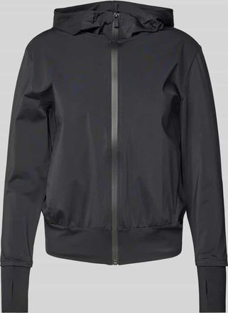 Born Living Yoga Jacke mit Kapuze Modell Airla in Anthrazit, Gr&ouml;&szlig;e S