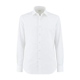 Xacus Travel Shirt - Heren - Zakelijke Overhemden - Wit - M - Katoen - Overhemden