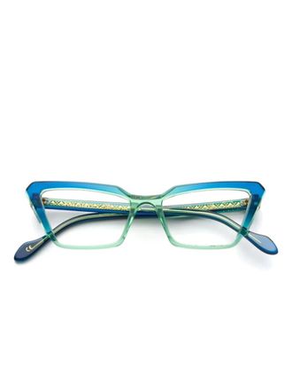 Kàdor butterfly-frame glasses - Blue