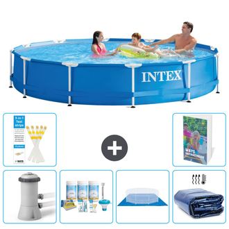 Intex Piscina Con Estructura Redonda - 366x76 Cm - 7-piezas S289