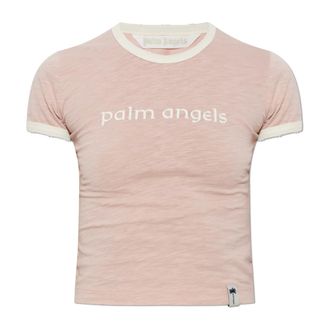 Palm Angels Dames, Tops, Roze, Maat: XS Katoen