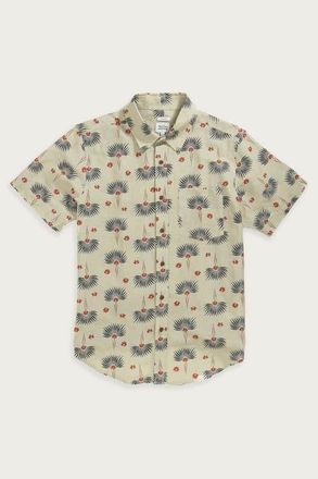 Bridge & Burn Harbor Slim Shirt in Aloha Floral at Nordstrom, Size Xx-Large