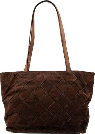 Bottega Veneta Tweedehands Su&egrave;de Intrecciato Tote