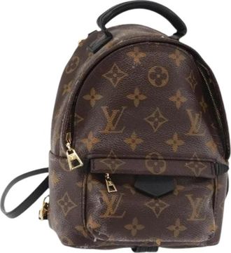Louis Vuitton Pre-owned Vintage Canvas Rugzak - Dames - Vintage Rugzakken - Bruin - ONE Size - Vintage