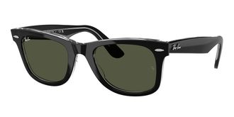 Ray-Ban RB2140F WAYFARER Asian Fit 129431 Mens Sunglasses Black Size 52
