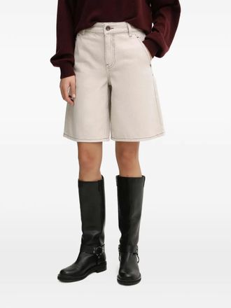 Miss Sixty belt-loop shorts - Beige