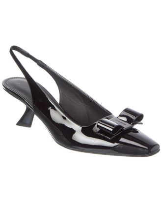 Ferragamo Ferragamo Logo Leather Pump