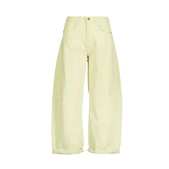 Am&eacute;lie & Am&eacute;lie Chimay Broek - female - Am&eacute;lie & Am&eacute;lie - Wide Jeans - Yellow - XL - Jeans