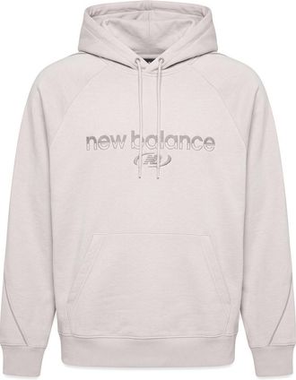 New Balance Trackside Fleece Hoodie Grigio