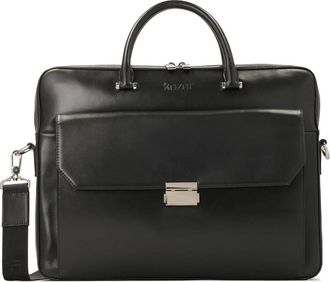 Kazar Leren tas voor heren - Heren - Schoudertassen - Zwart - ONE Size - Leer - Tassen