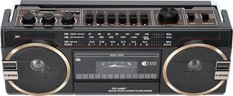 OEM Grabadora Port&aacute;til, Grabadora Vintage Con Radio Am/fm/sw, Altavoz Incorporado, Fuente De Alimentaci&oacute;n Ca/cc, Conector Para Auriculares De 3,5 Mm, Comp
