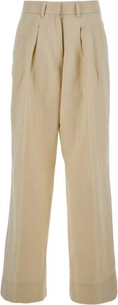 Pantaloni Torino tailored trousers - women - Cotton/Linen/Flax - 40 - Neutrals