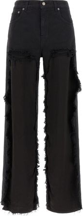Haikure Black Flared High Rise Jeans