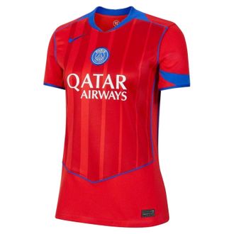 Nike Dames/Dames Paris Saint Germain FC Derde Jersey (Rood/Blauw)