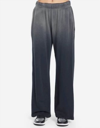Michael Lauren Mabel Wide-Leg Pant In Jet Black Ombre