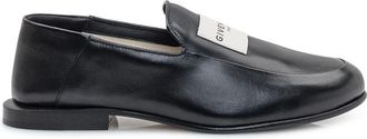 Givenchy Black Logo Label Loafers