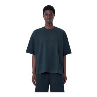 Champion Oversized Tops, male, Black, Size: XS Crewneck Oversized T-Shirt