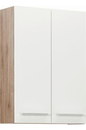 Xora H&auml;ngeschrank, Wei&szlig;, Holzwerkstoff, 2 F&auml;cher, 50x70x20 cm, h&auml;ngend, Badezimmer, Badm&ouml;belsets & Badm&ouml;belserien, Badm&ouml;belserien
