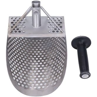 OEM Pala De Arena De Playa, Detector De Metales, Herramienta De Caza, Detector De Agujeros Hexa&eacute;dricos De Acero Inoxidable, Pala De Arena-crezuo