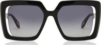 Just Cavalli SJC027 0700 Womens Sunglasses Black Size 53