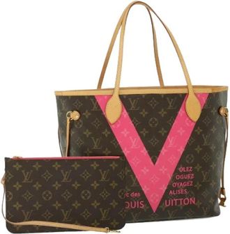 Louis Vuitton Pre-owned Neverfull MM Tote Bag - Dames - Vintage Shopper - Veelkleurig - ONE Size - Leer - Vintage