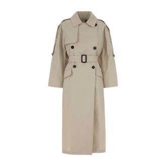 Max Mara Trench Coats, female, Beige, Size: XS Delfino Trench Coat