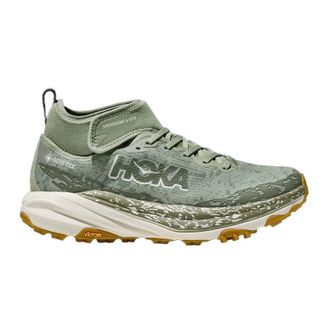 Hoka One One Hoka Speedgoat 6 Mid GTX Textile Mens Running Trainers - Sea Moss Oat Milk - Size:UK 11.5