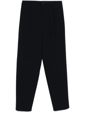 Giorgio Armani ribbed trousers - Blue