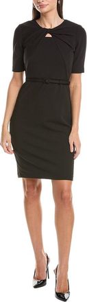 Anne Klein Twist Front Sheath Dress